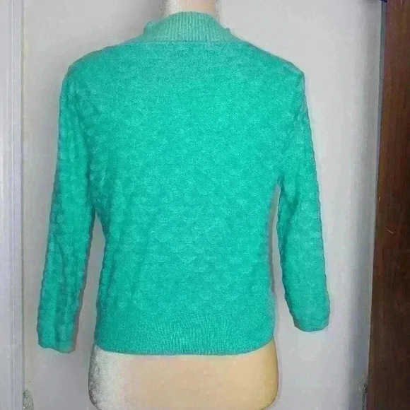 Thesis crop mint sweater Sz Small - Picture 4 of 5